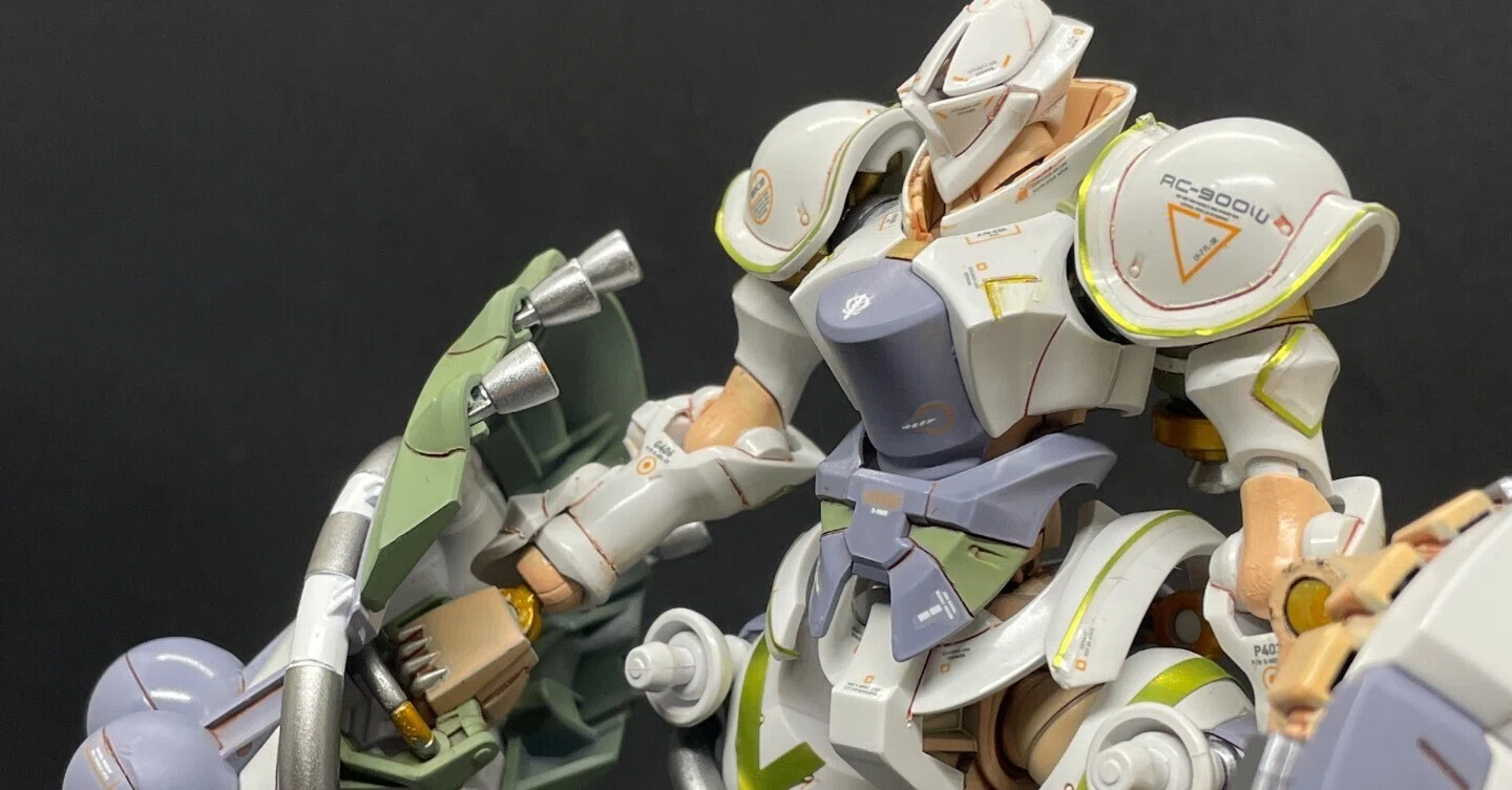 1/144エクザベ専用ギャン(GQ版)をつくってみた｜こねこなめこ