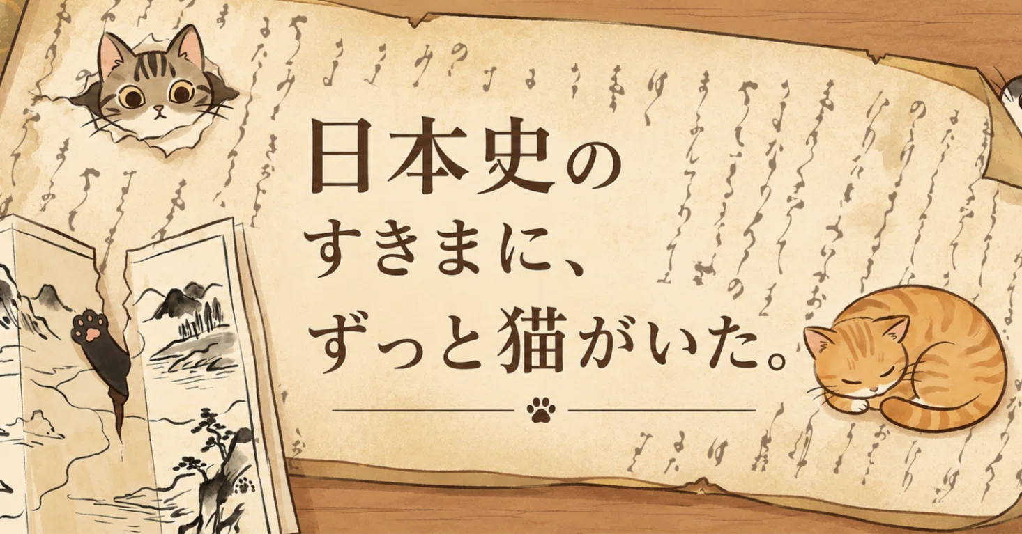 歴史猫 日本史のすきまに、ずっと猫がいた。｜meowismic