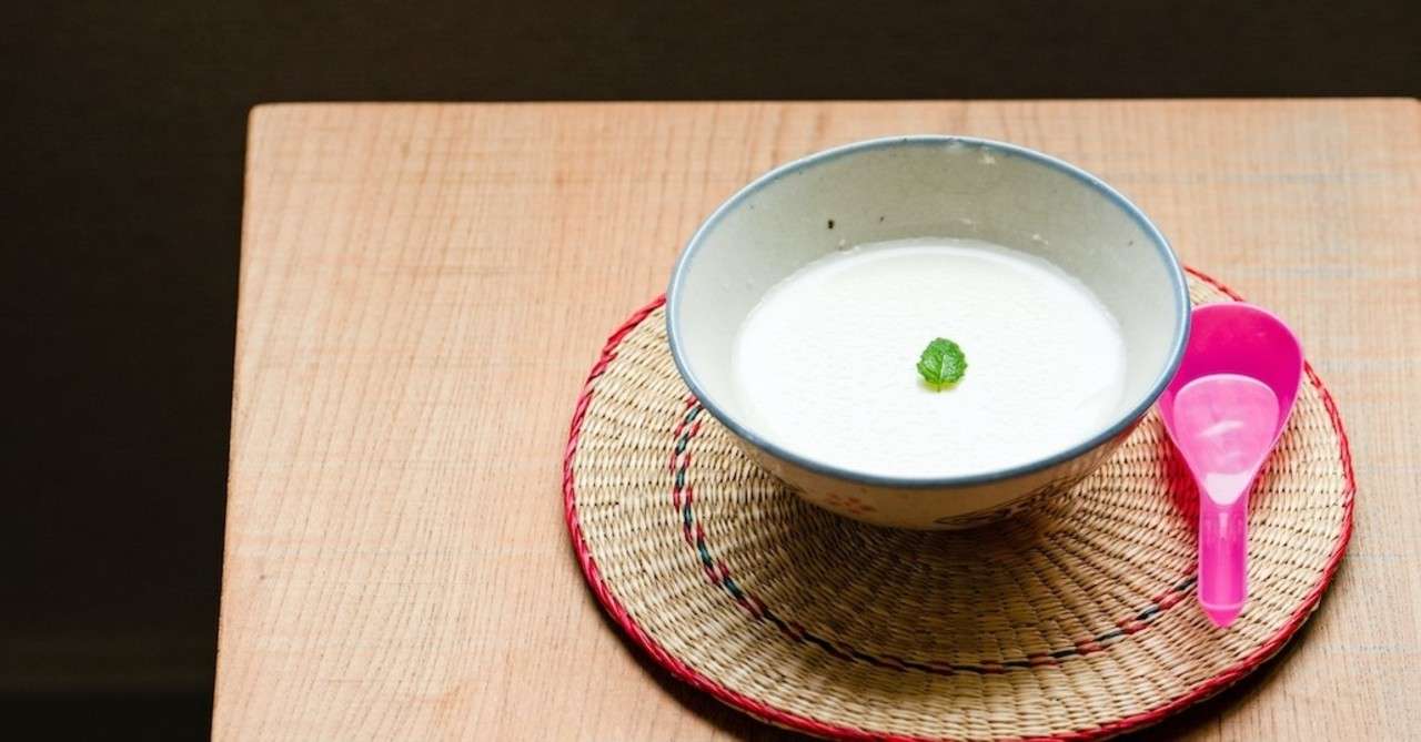 カルピス風味の杏仁豆腐 Reizoko Ni Almonde 冷蔵庫にあるもんで Note