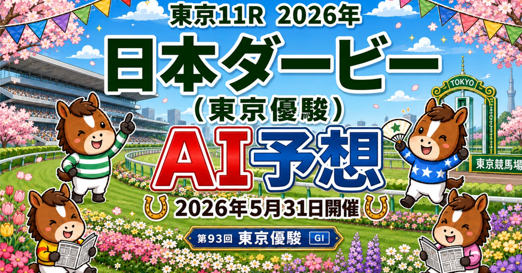日本ダービー2026 予想】本命は人気の盲点！過剰人気の人気馬を疑い