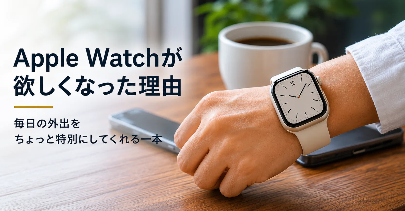 おしゃれな腕時計が欲しい僕が、Apple Watch SE 3に惹かれた理由