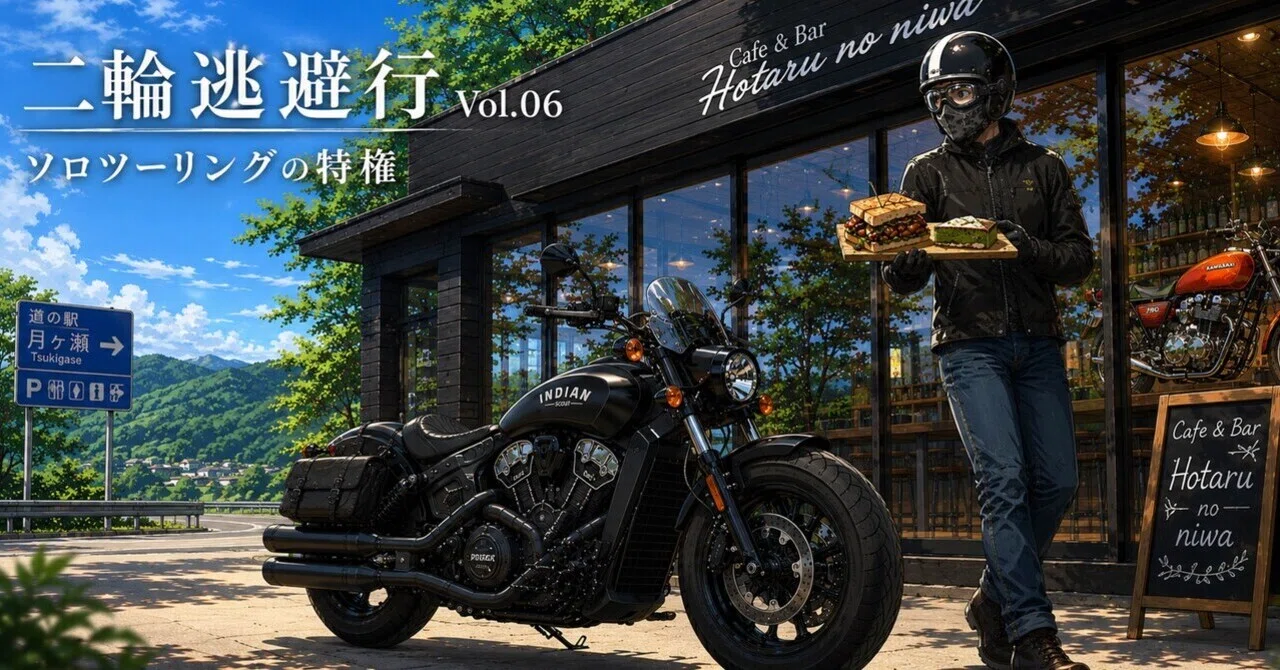 二輪逃避行 Vol.06 ソロツーリングの特権。｜マダヲ