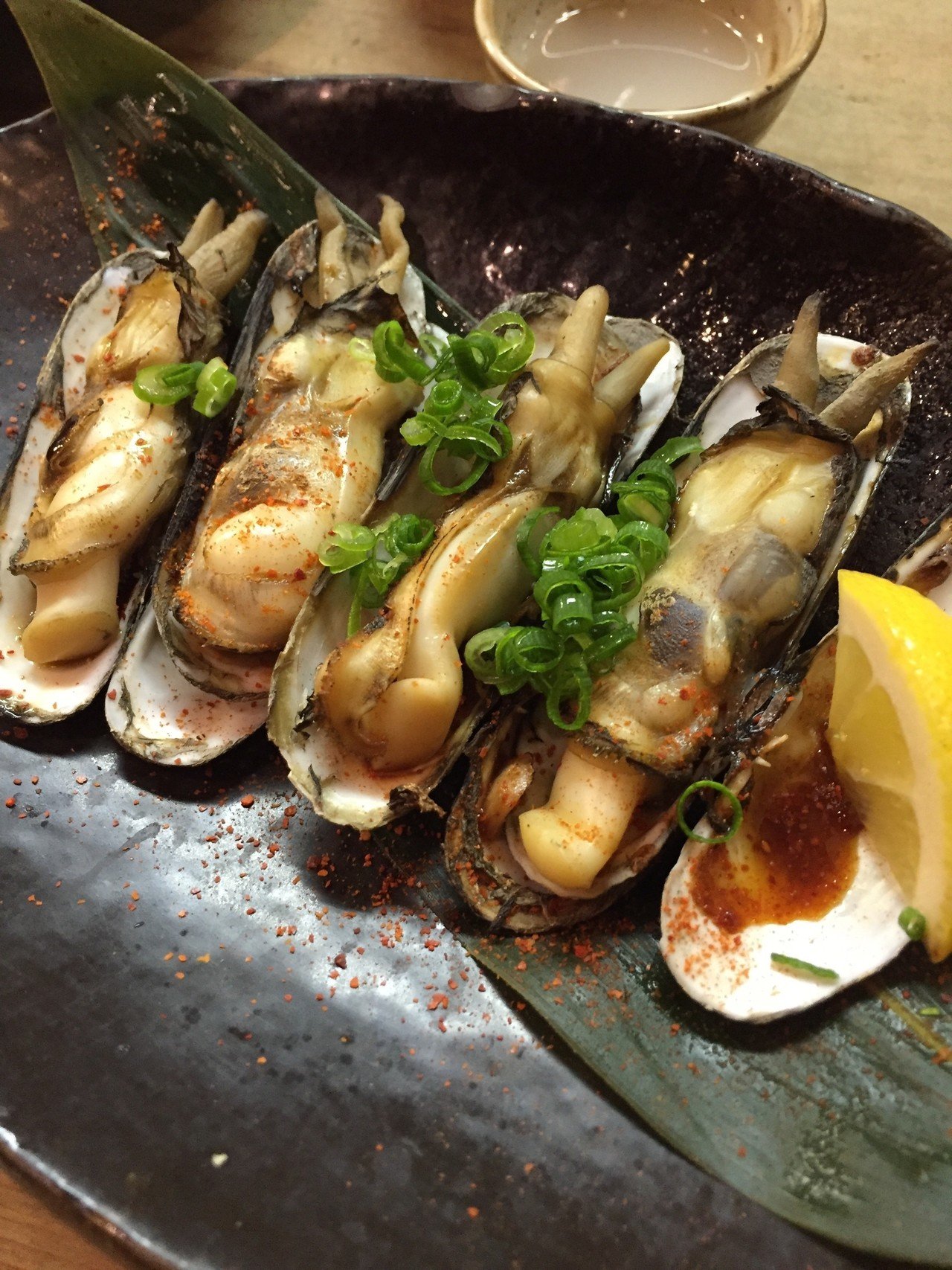 博多でアゲマキガイ 初めて食べたけど なかなか美味しい マテ貝を横に太らせた感じ Marupa Note