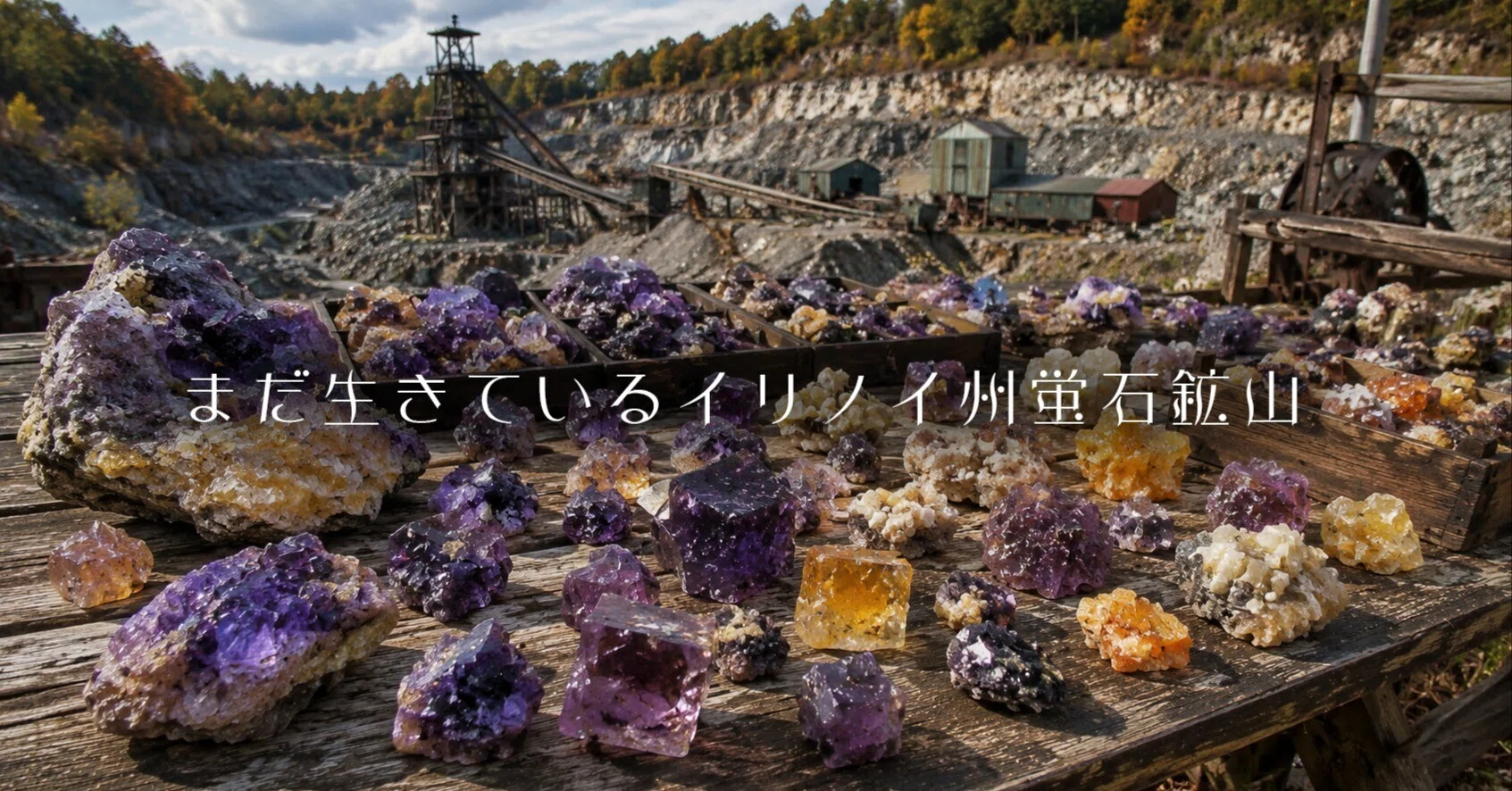 まだ生きているイリノイ州蛍石鉱山｜さとうかよこ（きらら舎）