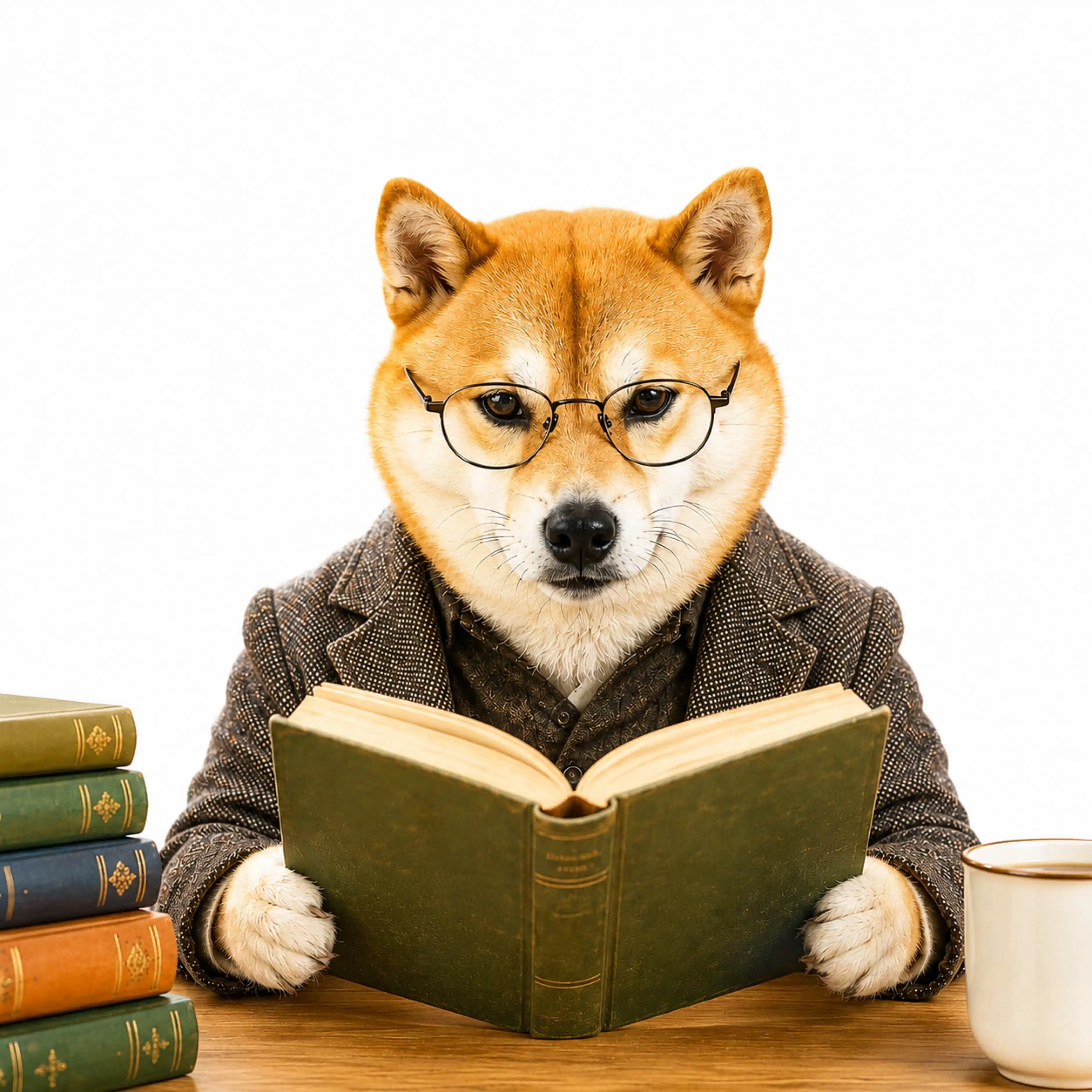 ヒロセ｜コツコツ200日読書する柴犬