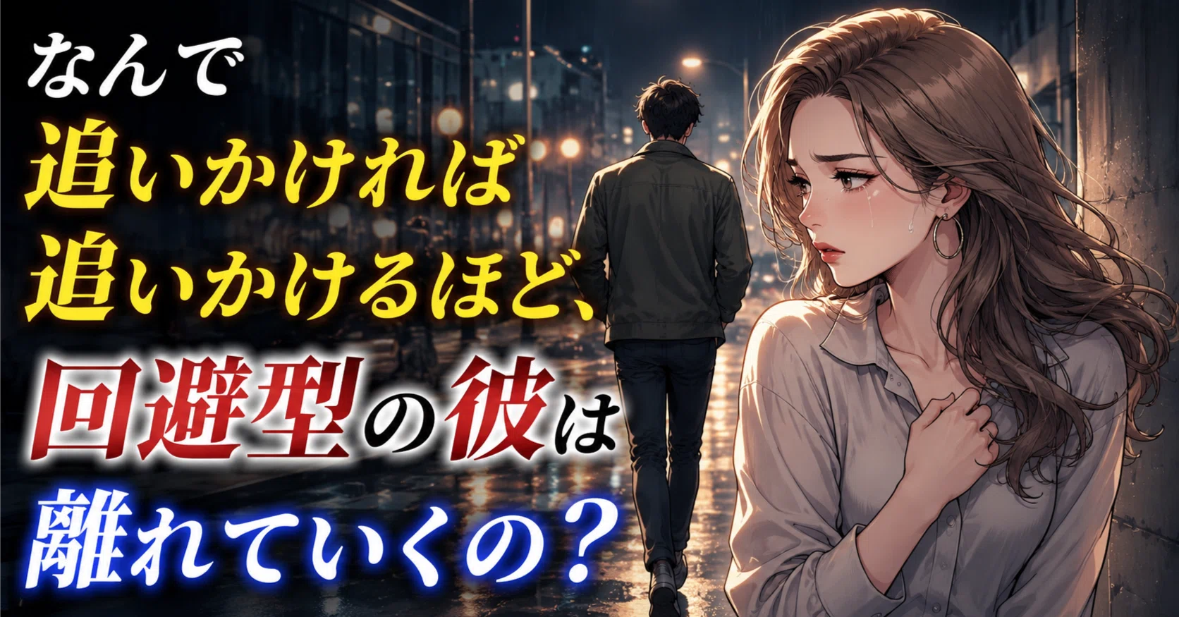 Why does he, with an avoidant attachment style, pull away the more