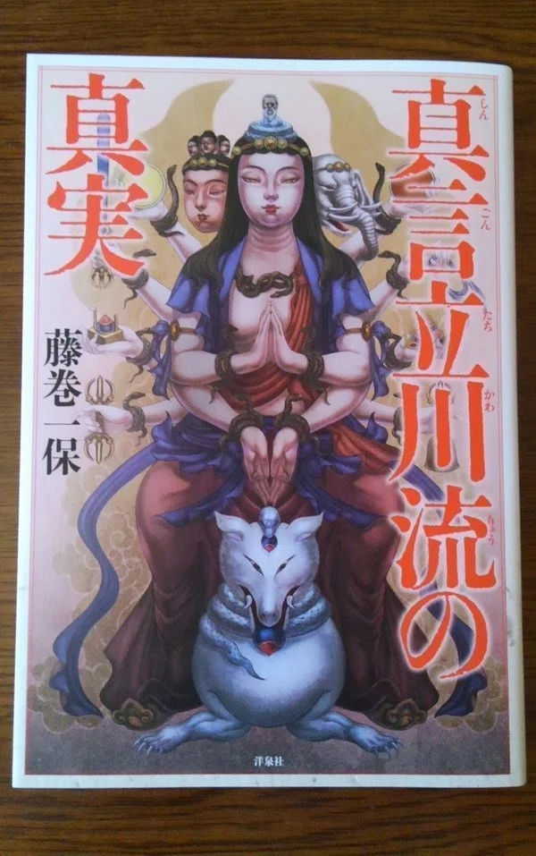 藤巻一保著『真言立川流の真実』カバーイラスト｜八頭こほり