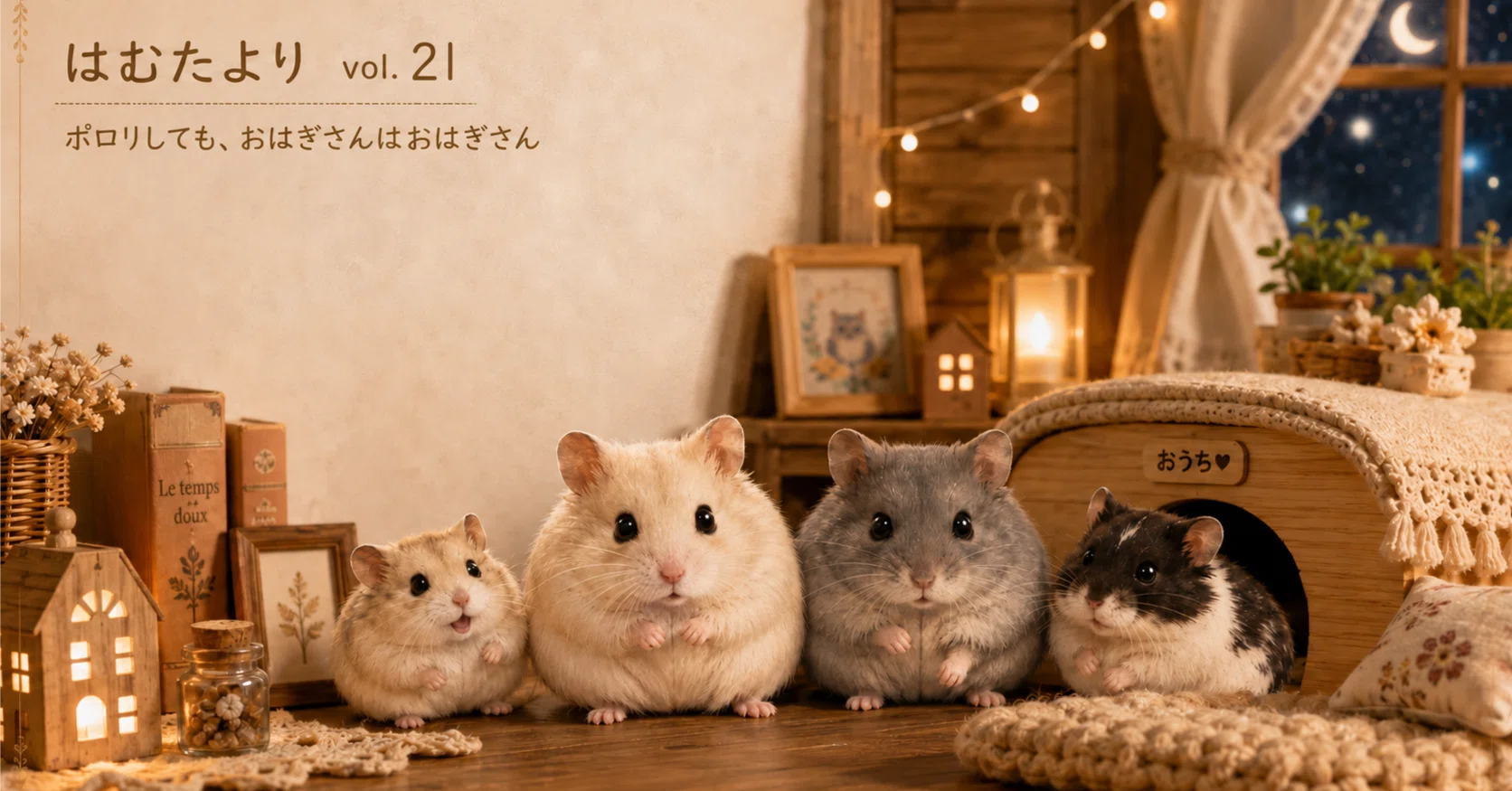 Ham Letter Vol. 21 | Even if she drops it, Ohagi is still Ohagi