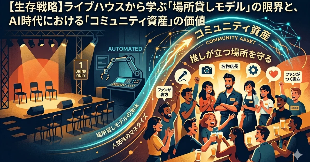 [Survival Strategy] The Limits of the 'Venue Rental Model' Learned from ...