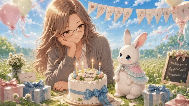 すべてのひとの生まれた日に、Happy Birthday Yoiho&うさぎ