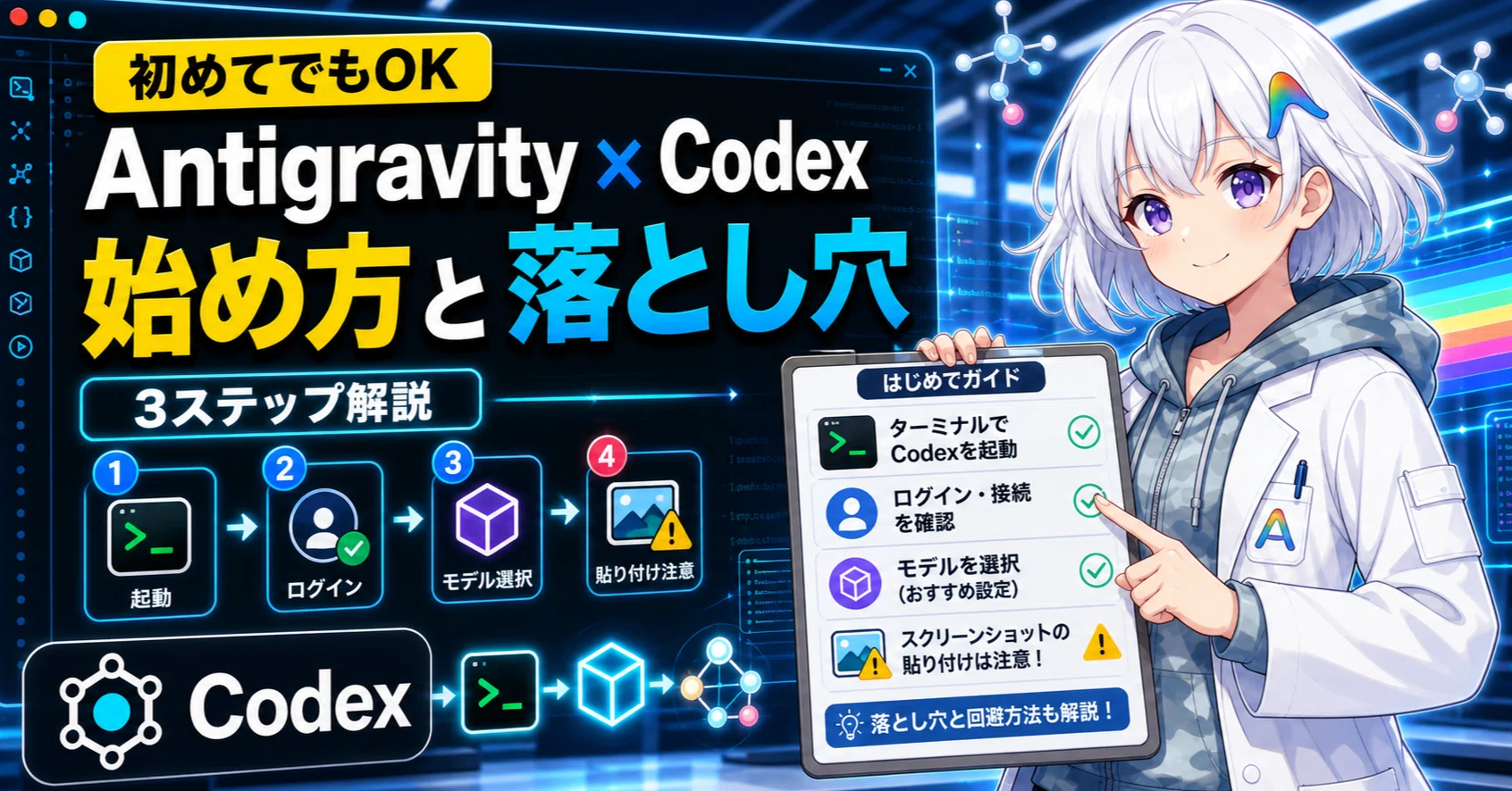 超効率】Antigravityの「ターミナル×Codex」が最強な理由と、拍子抜け