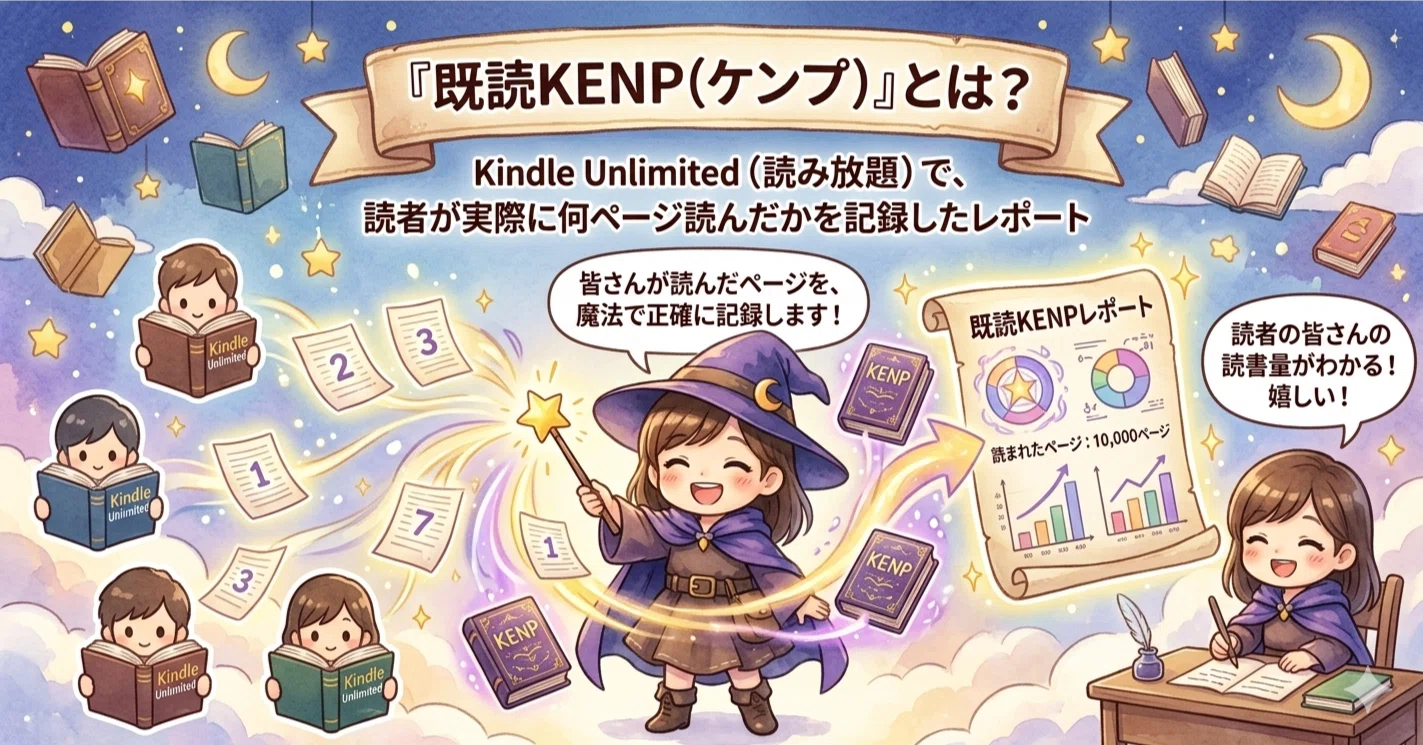 既読KENPとは？ Kindle電子書籍出版｜まき@こどもと日々成長中