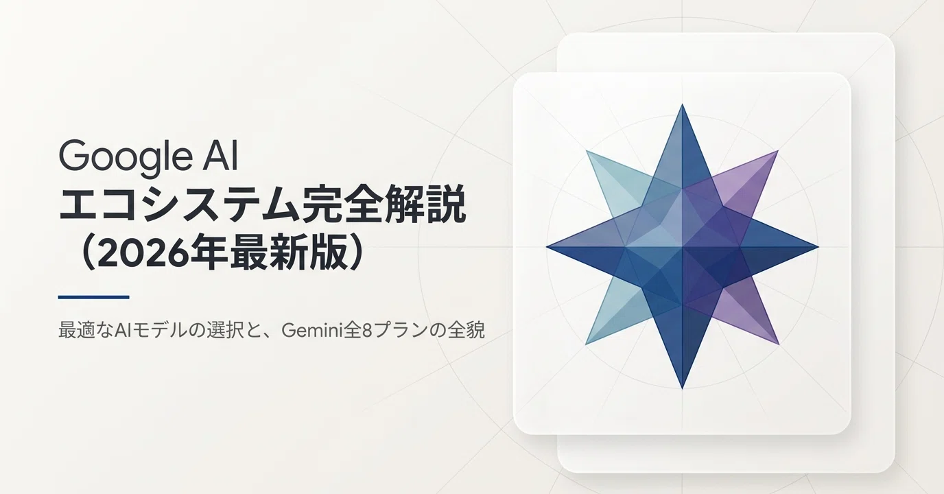 Gemini（Google）のプランがややこしいので最新解説2026.06.01｜研究員