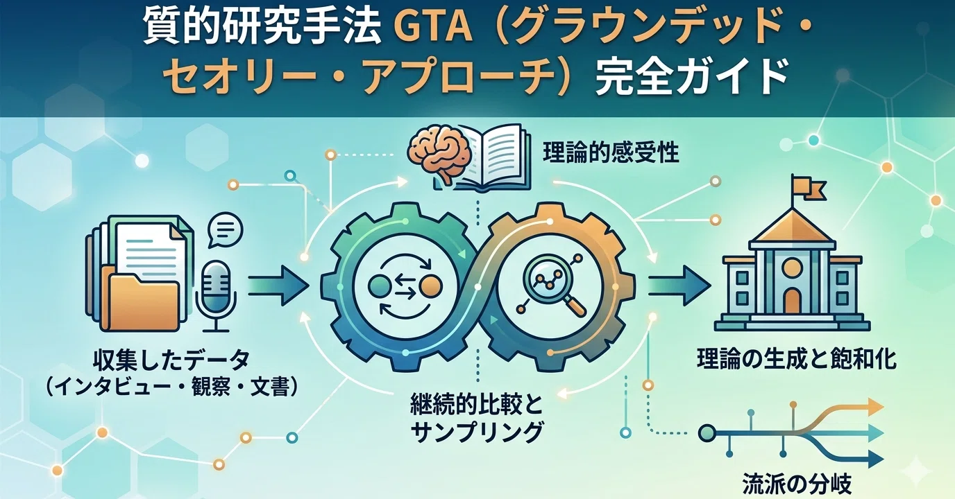 質的研究手法 GTA（グラウンデッド・セオリー・アプローチ）完全ガイド
