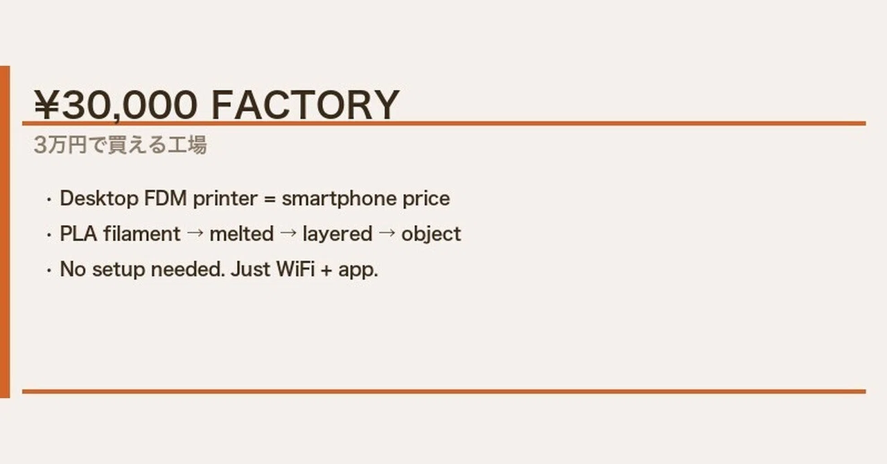 ¥30,000 FACTORY