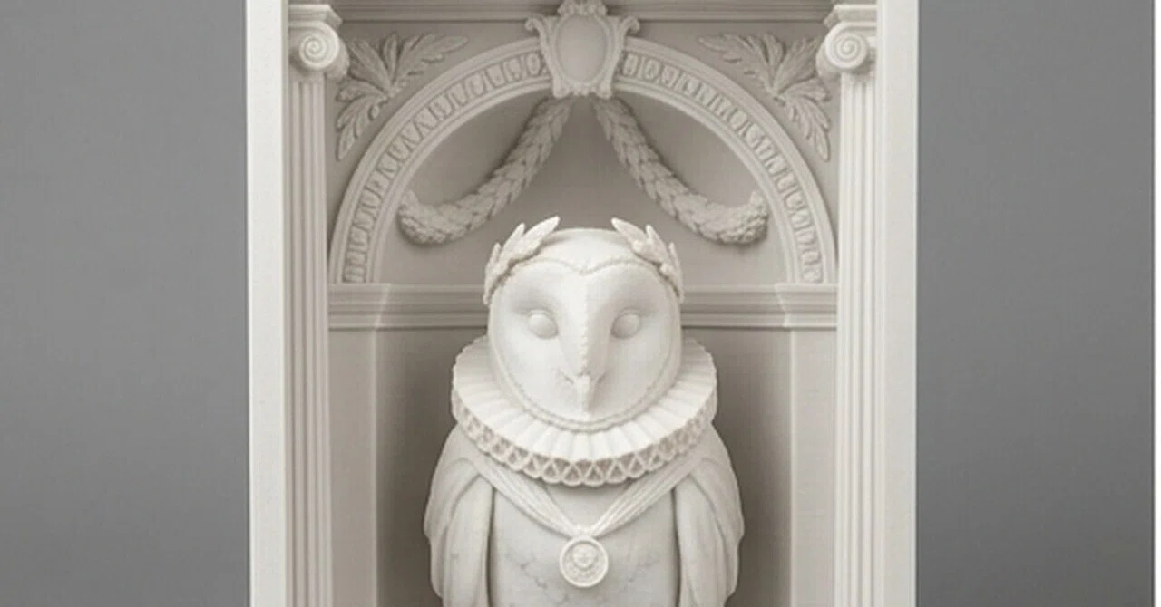 メンフクロウのルネサンス肖像画ブックヌークができました！｜うちの子