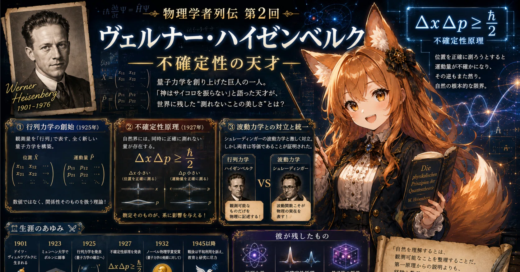 物理学者列伝 第2回：ヴェルナー・ハイゼンベルク――不確定性の天才