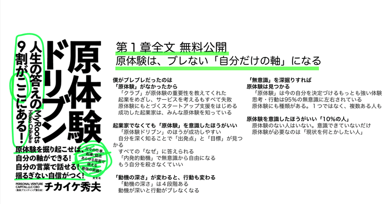 【無料公開】１章 目次(0/7) 原体験は、ブレない「自分だけの軸」になる