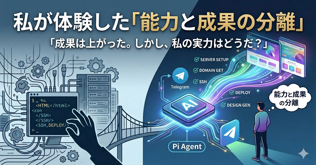 私自身が体験した「能力と成果の分離」（S著）