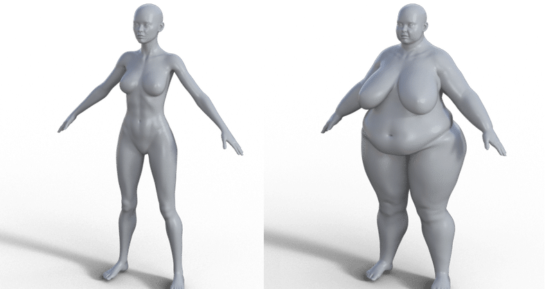Daz Studioでぽっちゃり女性のデッサン人形をつくる あきたか Note