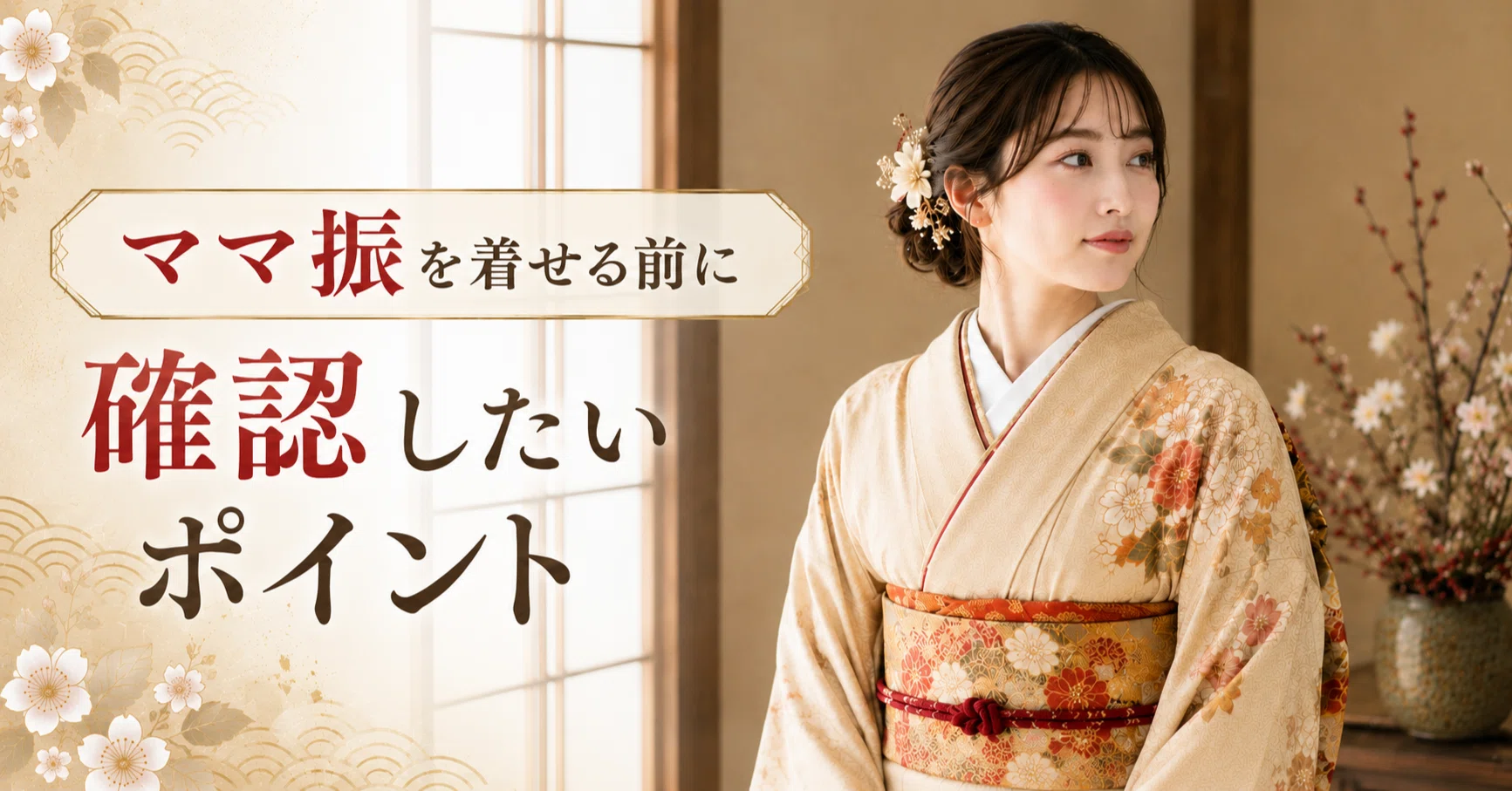 Points to Check Before Wearing a Mother's Furisode｜二十歳振袖館Az