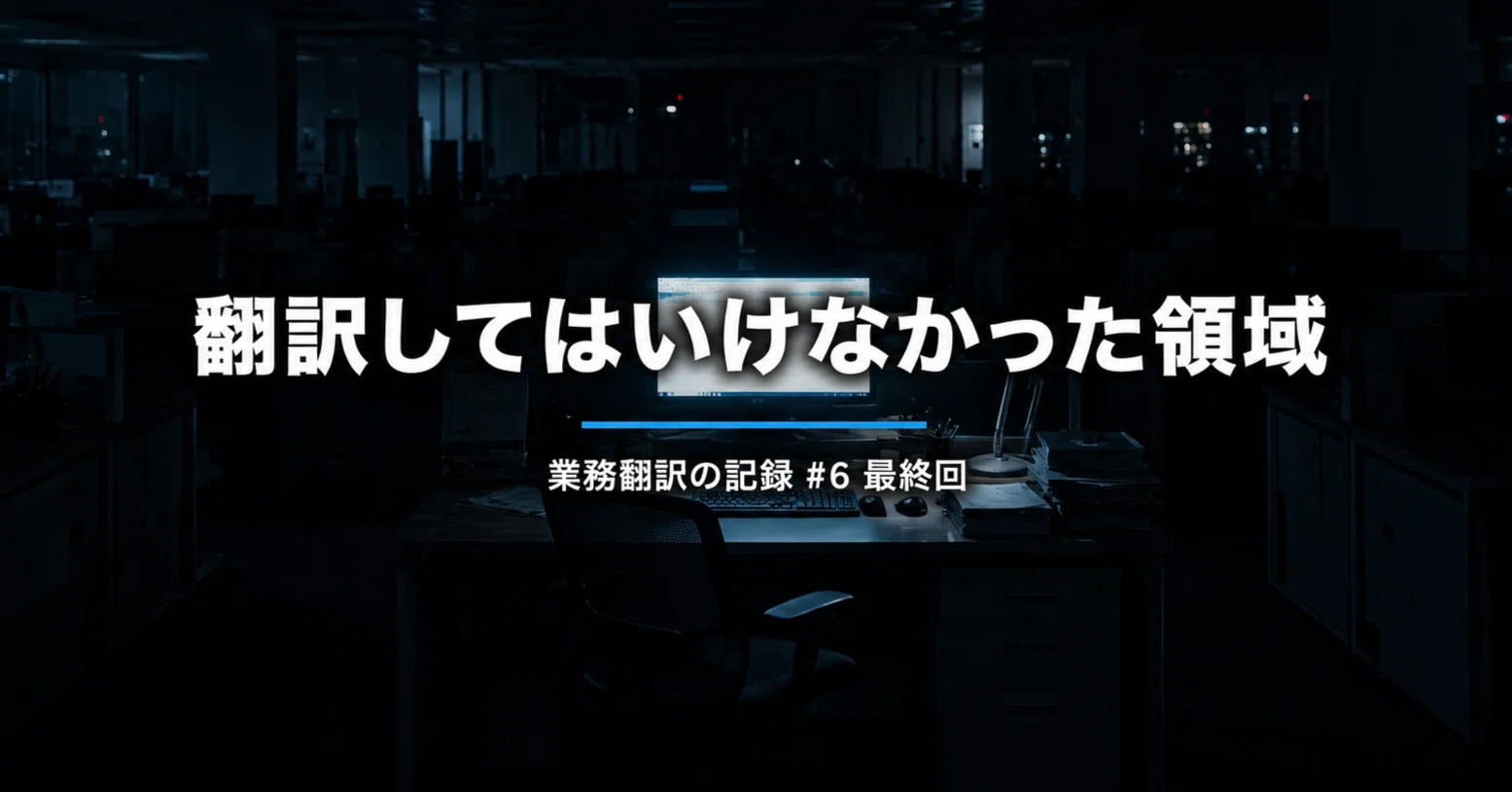翻訳してはいけなかった領域｜ユヤ｜業務翻訳する取締役