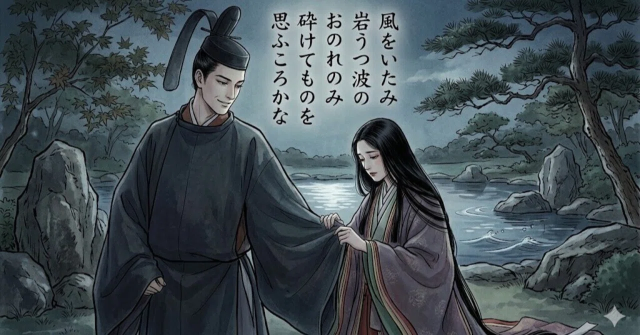 百人一首 風 を いたみ