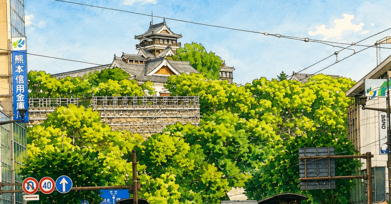 I wanted to support Kumamoto. Reconstruction and nature felt