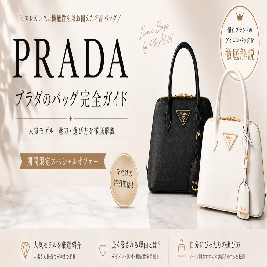 PRADAの洗練を纏う ― プロムナード サフィアーノ レザーバッグ｜高島屋