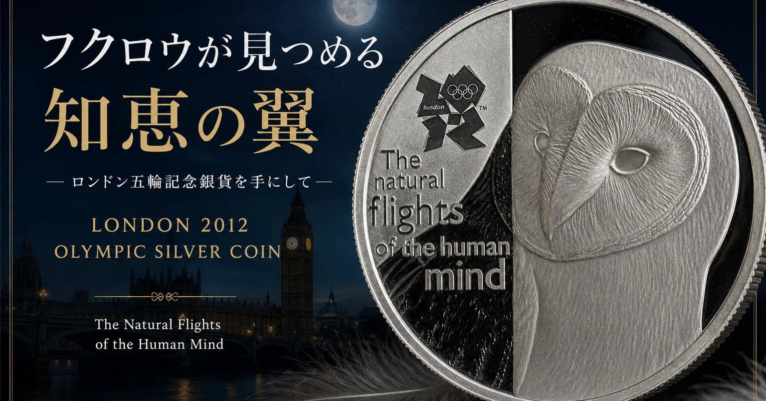 ロンドンオリンピック記念銀貨「フクロウ」― 知恵と飛翔を刻んだ一枚｜丸狐