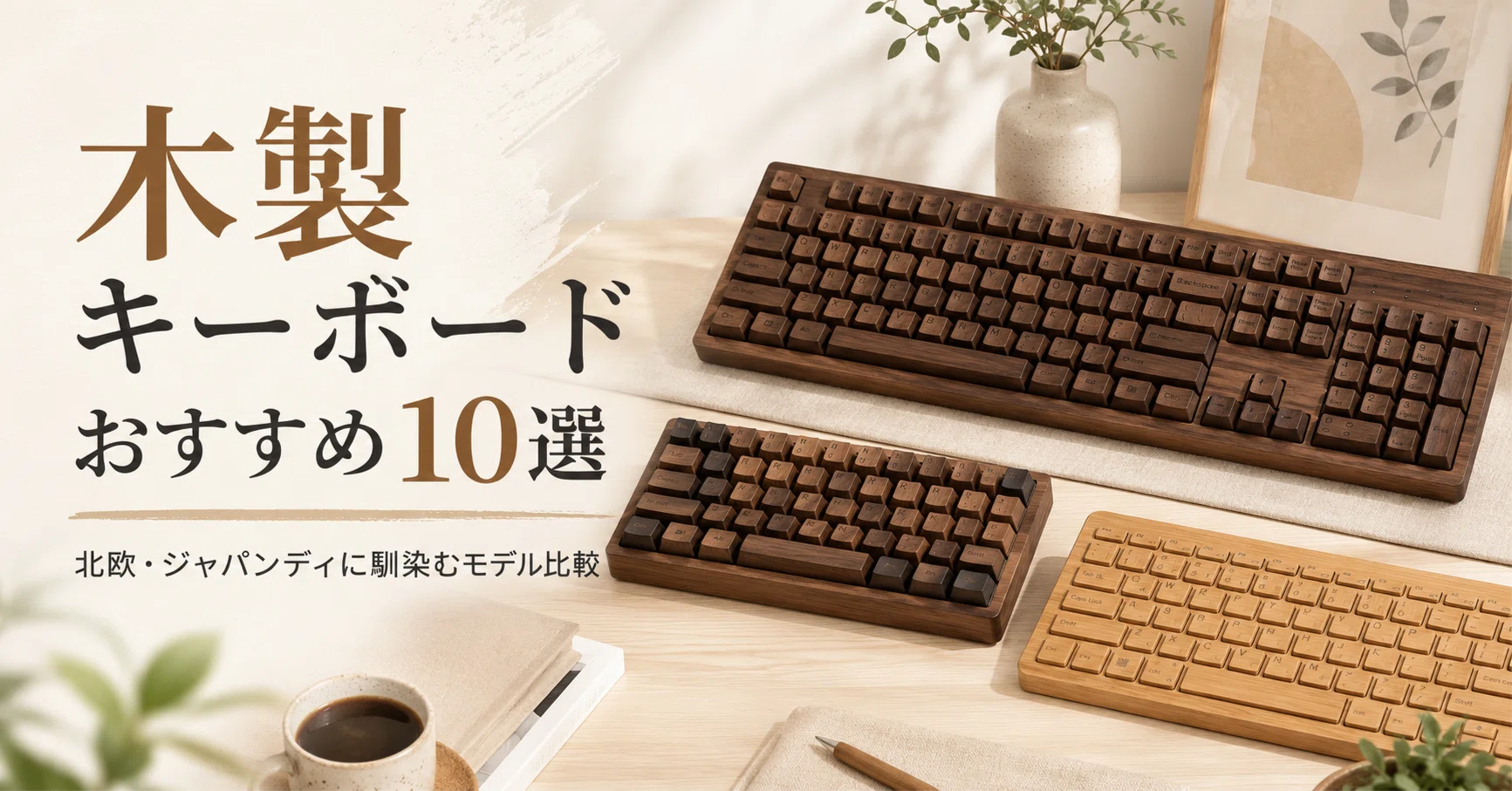 木製キーボードのおすすめ10選｜口コミ・評判から選ぶ2026年比較