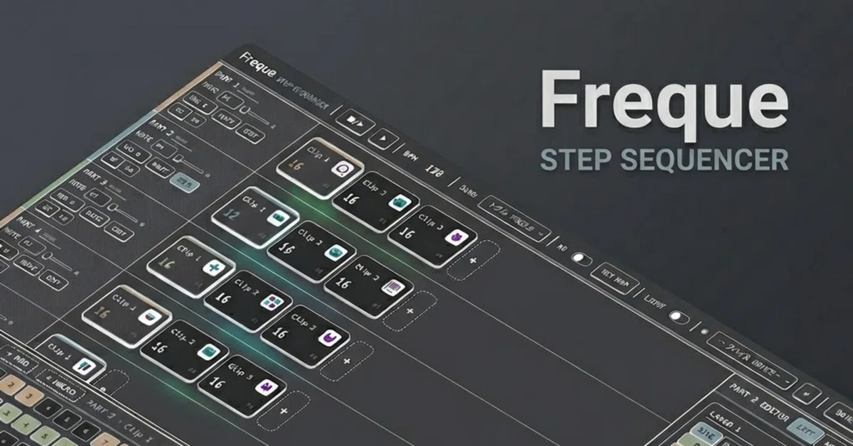 Freque Step Sequencer for volca drum｜妖精
