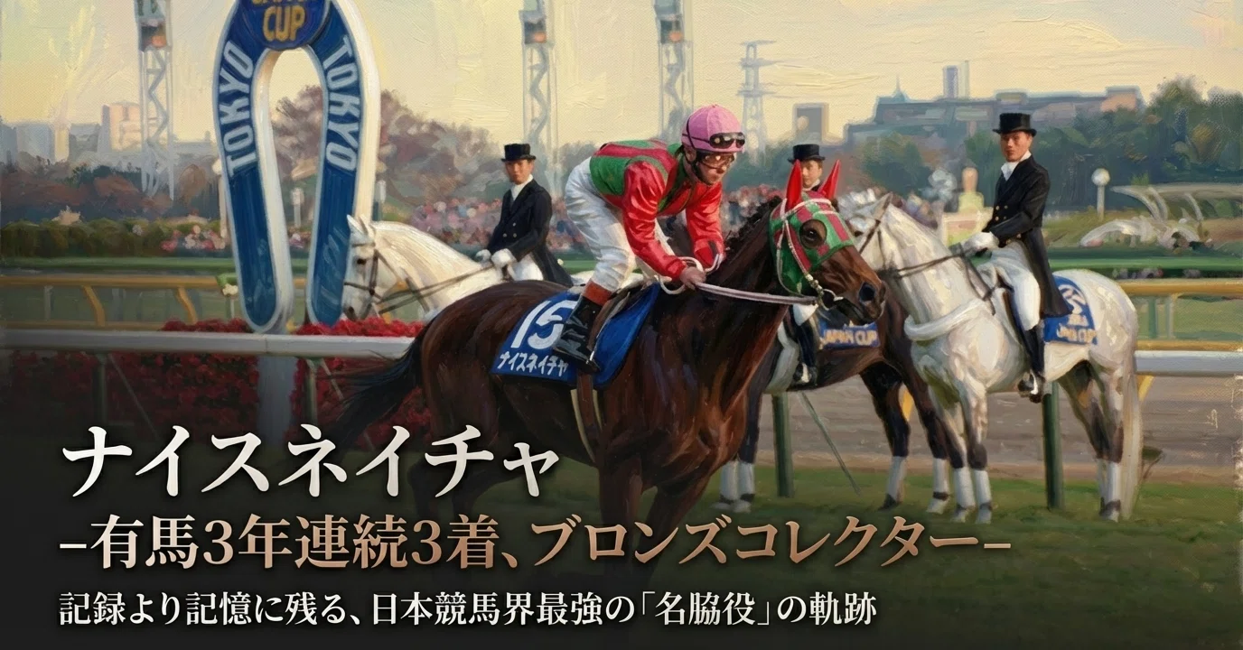 ナイスネイチャ -有馬3年連続3着、ブロンズコレクター-｜ハサミおじさん