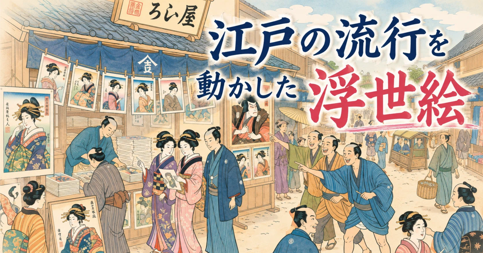 浮世絵は、江戸時代のSNSだった――流行を動かした