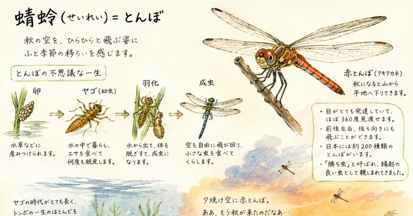 蜻蛉（とんぼ）はどこ行ったんやろ｜片桐 みかん
