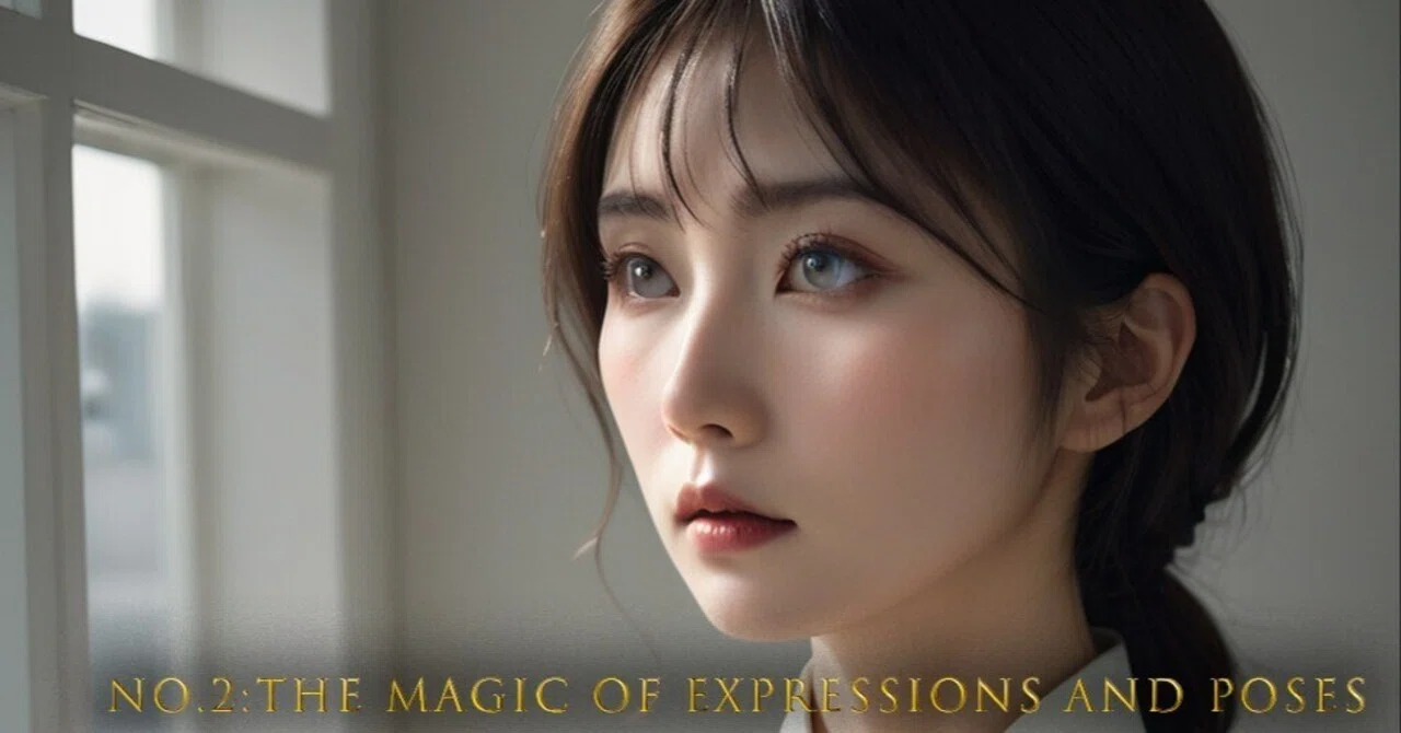 【女性を描く】第2回:表情とポーズの魔法(The Magic of Expressions and Poses) ｜キータン🦋写真とAIで紡ぐ ...