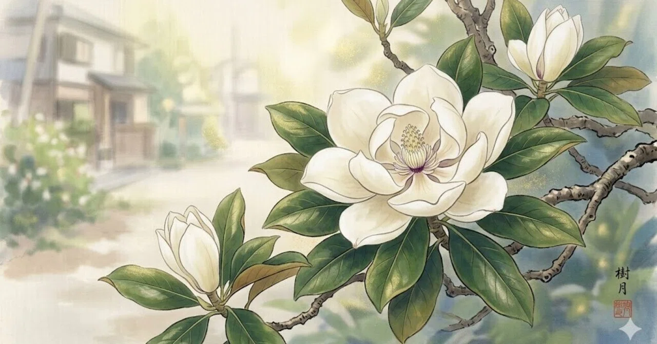 思わず足を止めた初夏の驚き。スケールが違いすぎるタイサンボクの花