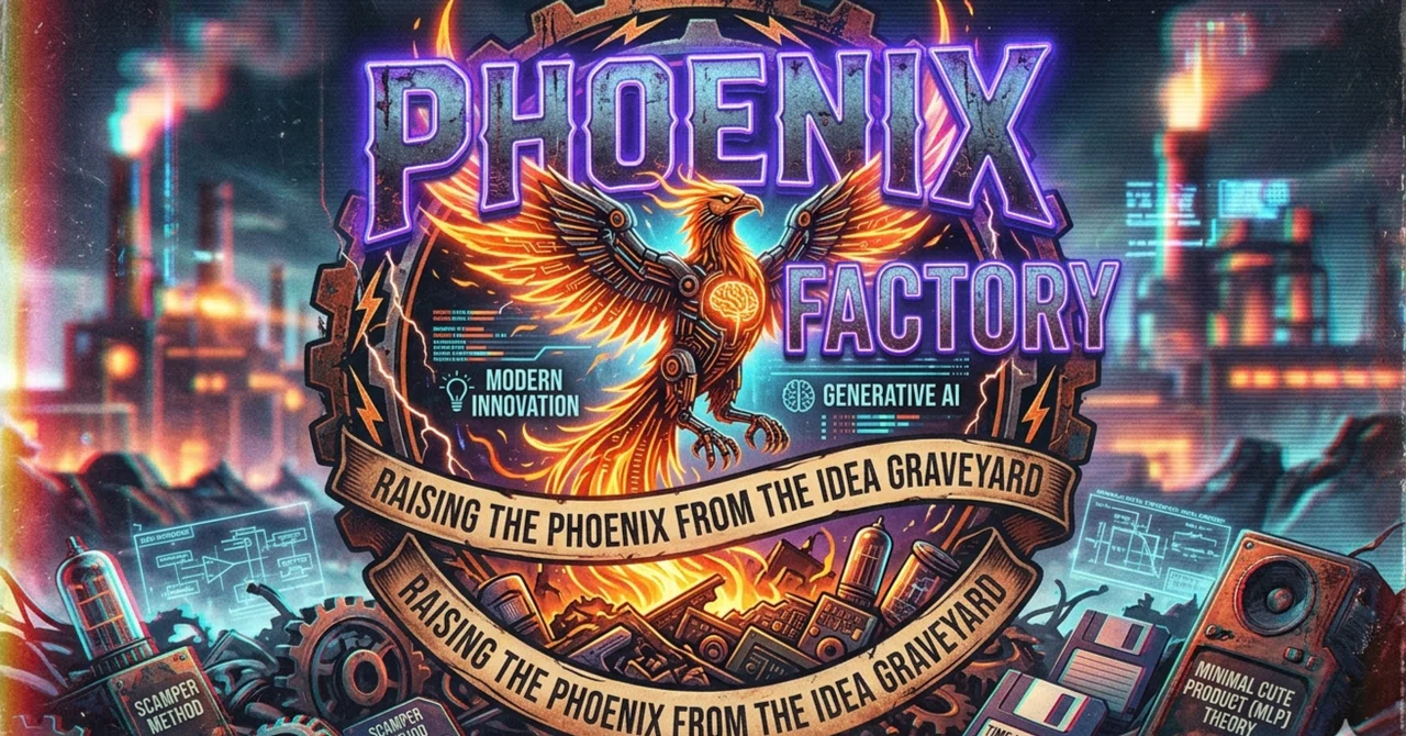 『PHOENIX FACTORY — アイデア墓場から不死鳥を生む』～過去の「アイデアの遺骸」を集積・管理し、現代の最新テクノロジー（生成AI ...