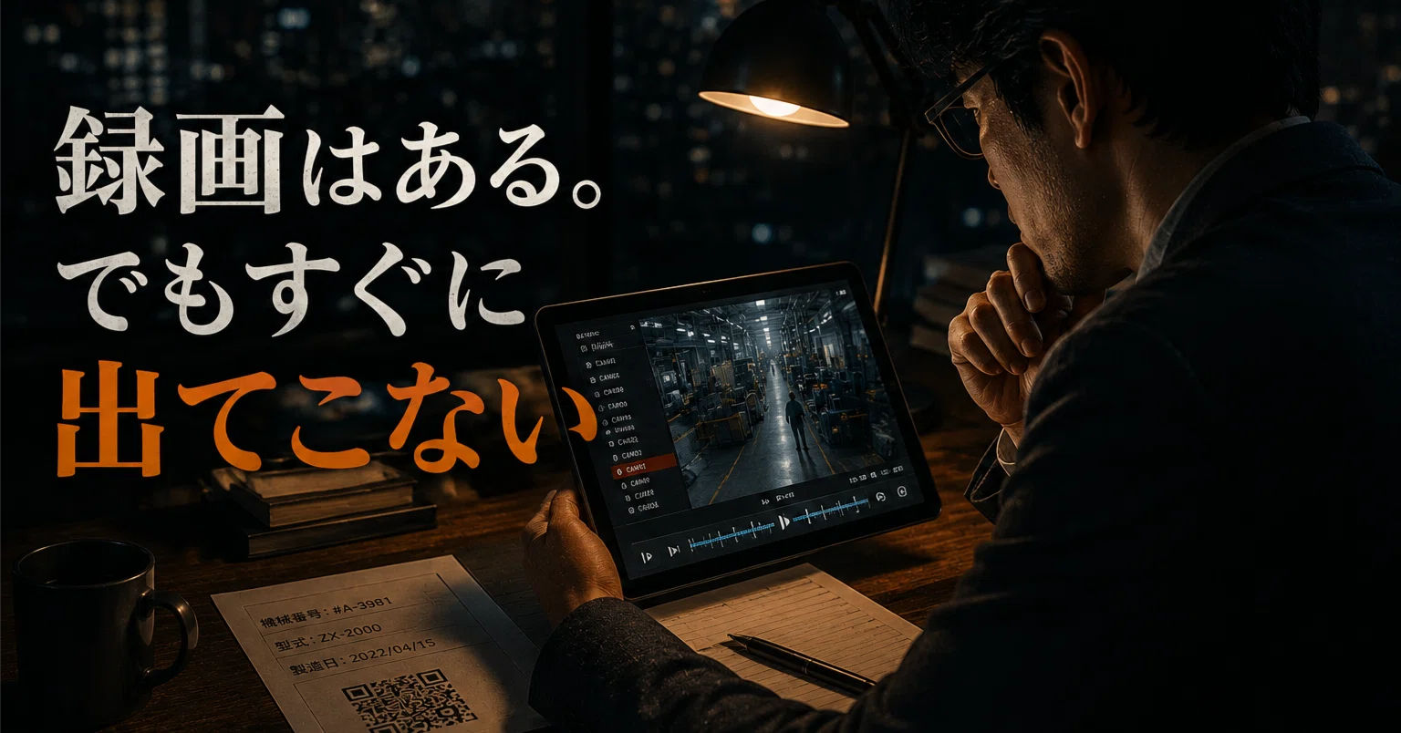 録画はあるんですが、すぐに出てこないんです」という話｜高村康博