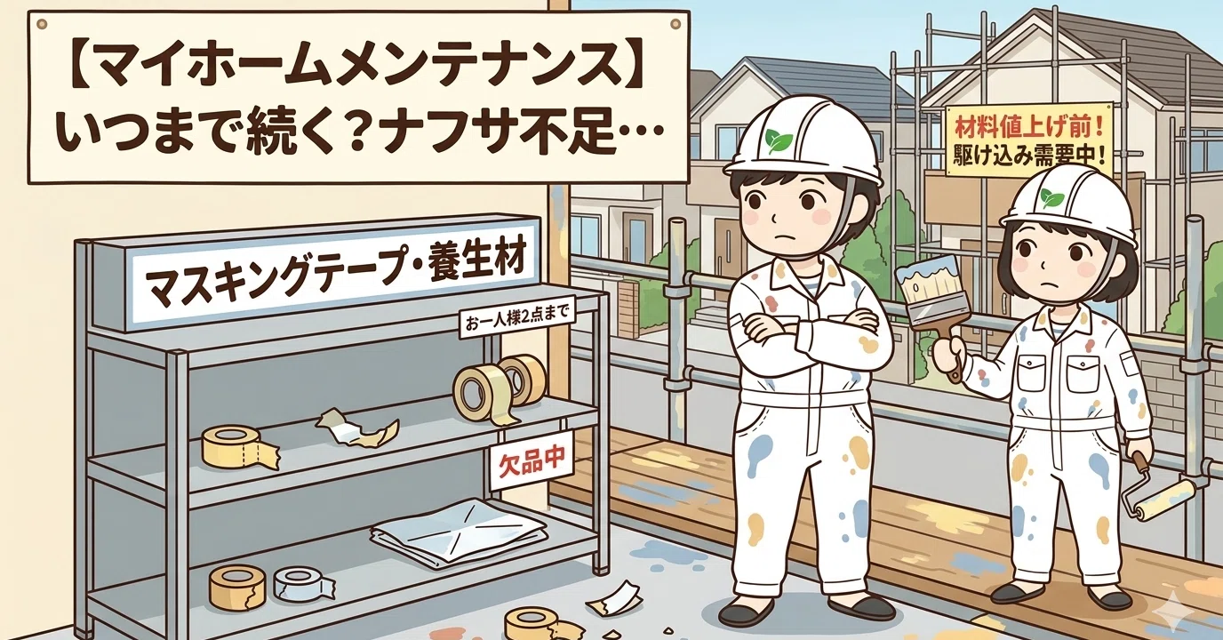 マイホームメンテナンス】いつまで続く？ナフサ不足・・・｜よこやま塗装