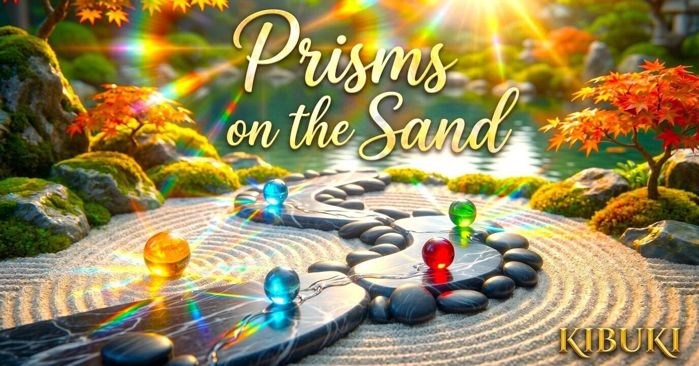 Prisms on the Sand | Hybrid Art & Music | KIBUKI｜KIBUKI｜AIアート