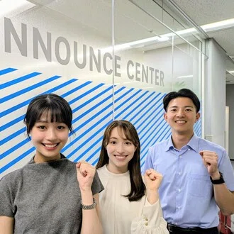 TBS26年新人アナウンサー研修日誌/多田成美・藤岡源・バーンズ恵麻