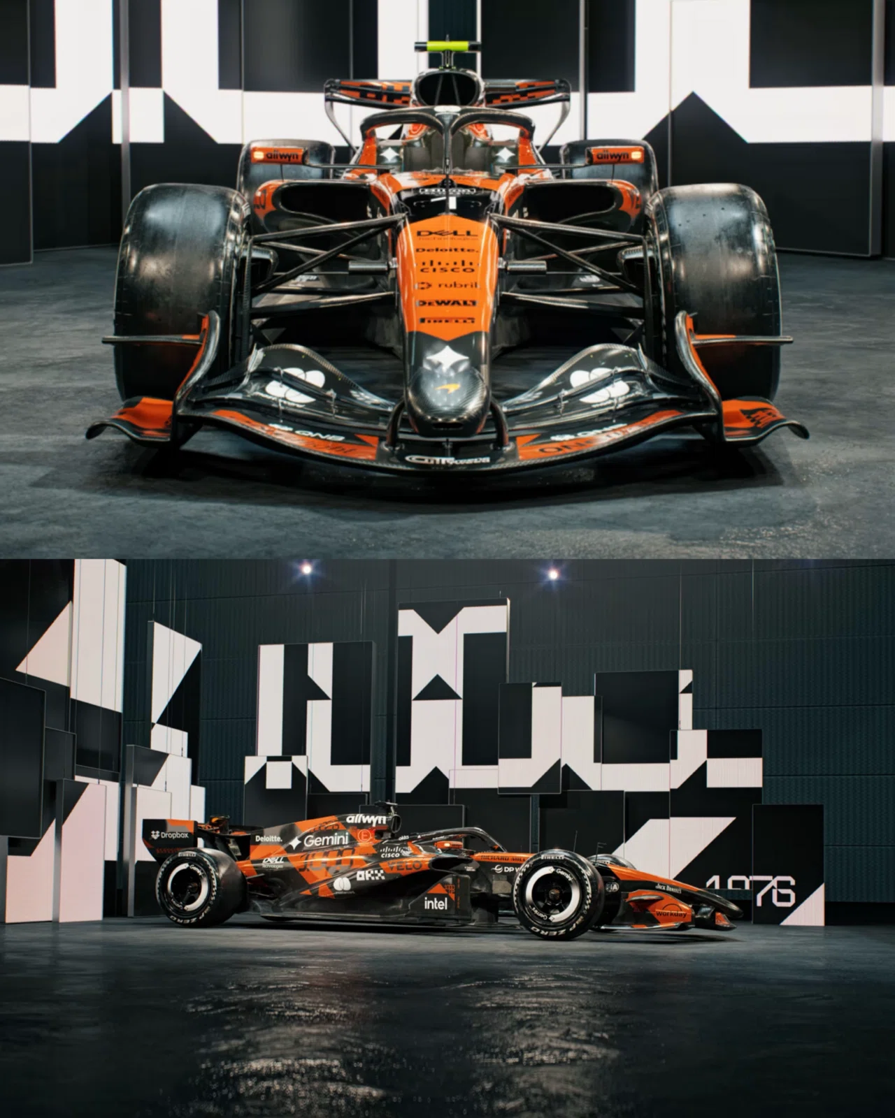 F1 モナコグランプリ パネルアルミ枠付 年代物 マクラーレン キャメル