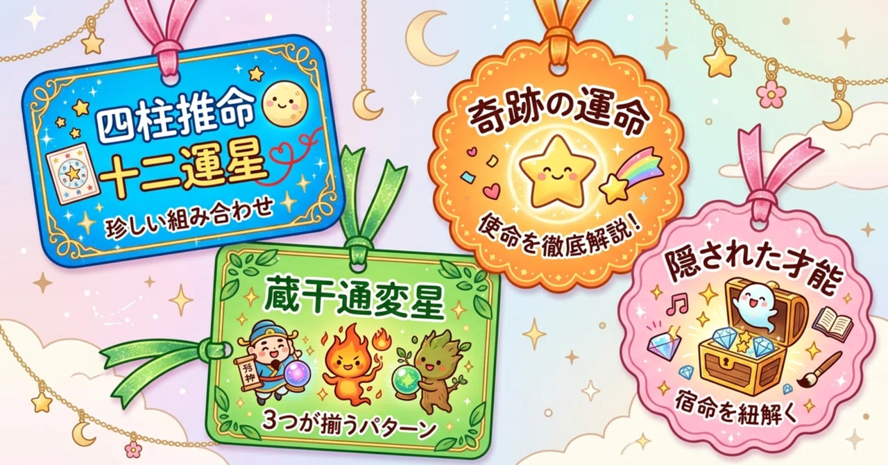 変通星十二運 四柱年運鑑定秘法 佐藤六龍 四柱推命「十二運星の珍しい組み合わせ」とその使命を徹底解説！｜星