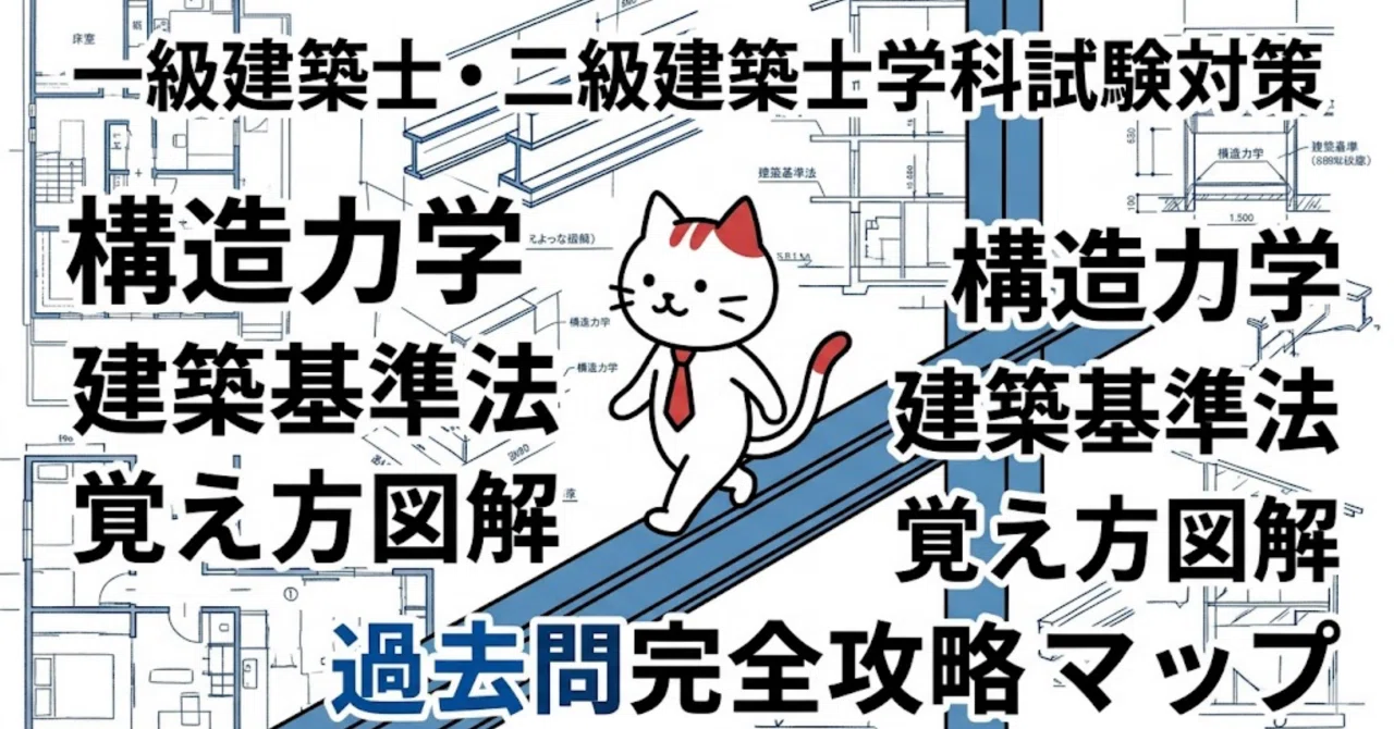 1級・2級建築士】もう活字で挫折しない！ややこしい過去問を「全問