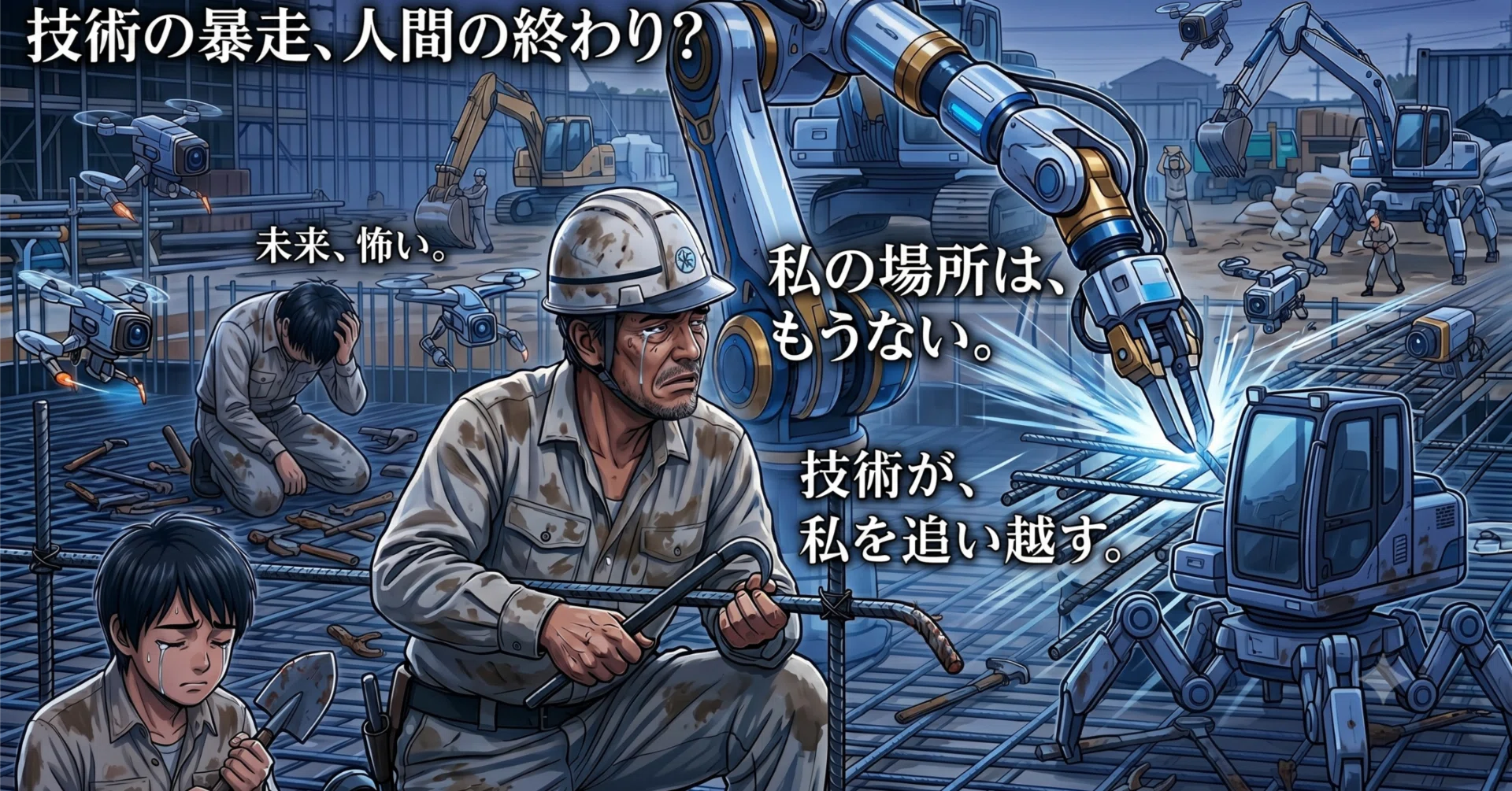 実体験】建築現場でロボットが職人を無くす瞬間。僕が職人としての将来