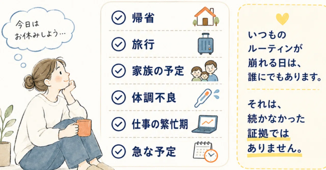 一度止まっても、戻れれば続いている。|フクスガ