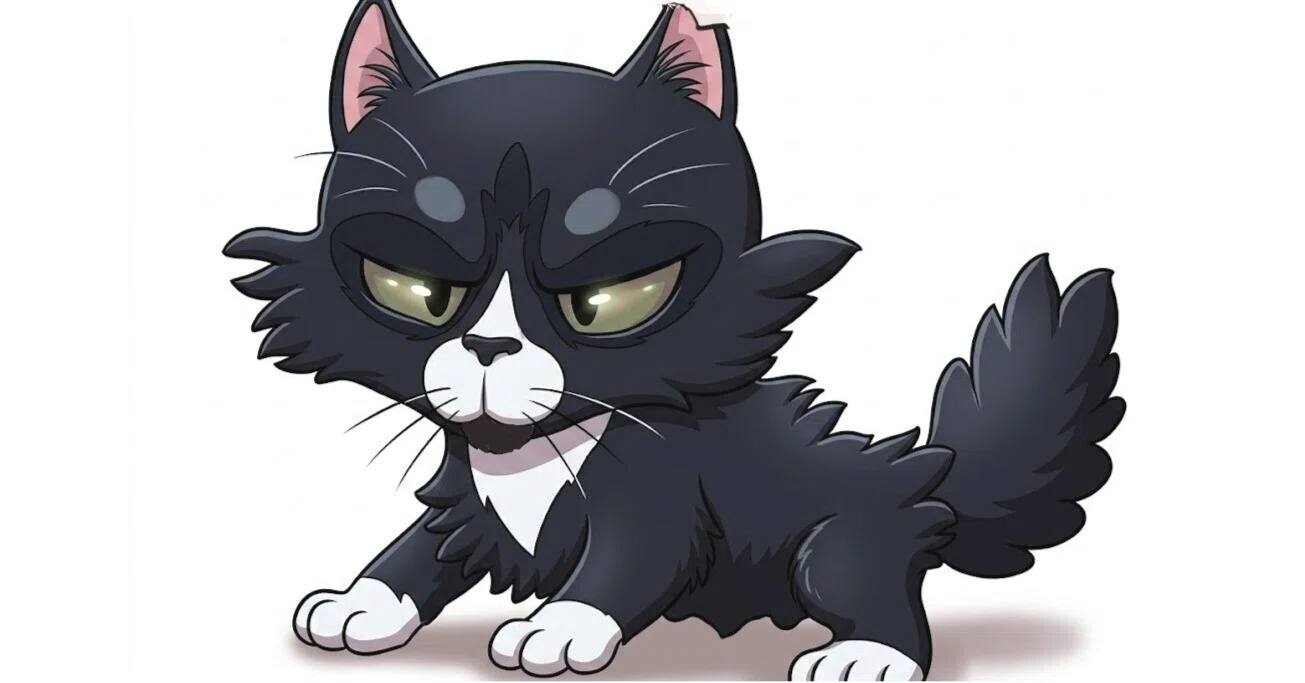 じゃれねこ『3月☆⑦黒猫×キラキラさくら2』 サクラ猫の季節2｜山下敬