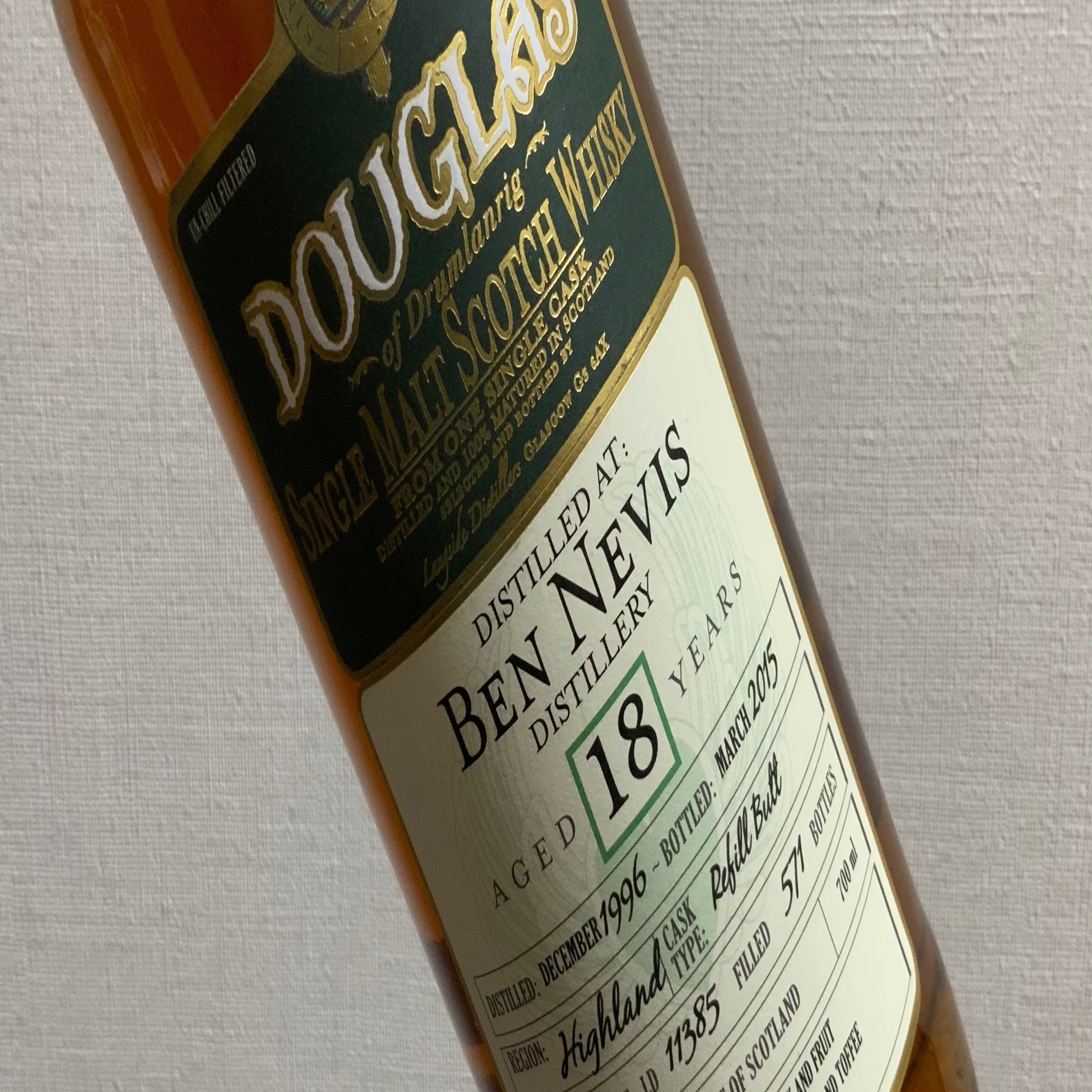 ドウグラスオブドラムランリグ ベンネヴィス 1996 18年 - DOUGLAS of