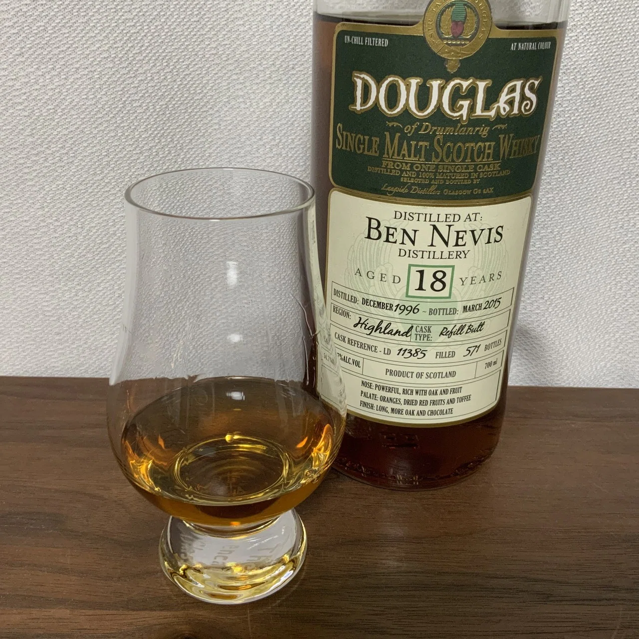 ベンネヴィス　1996 23年　ドラムフール　ベンネビス ドウグラスオブドラムランリグ ベンネヴィス 1996 18年 - DOUGLAS of